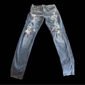 Mens Hollister super skinny advanced stretch jeans W29 L 32